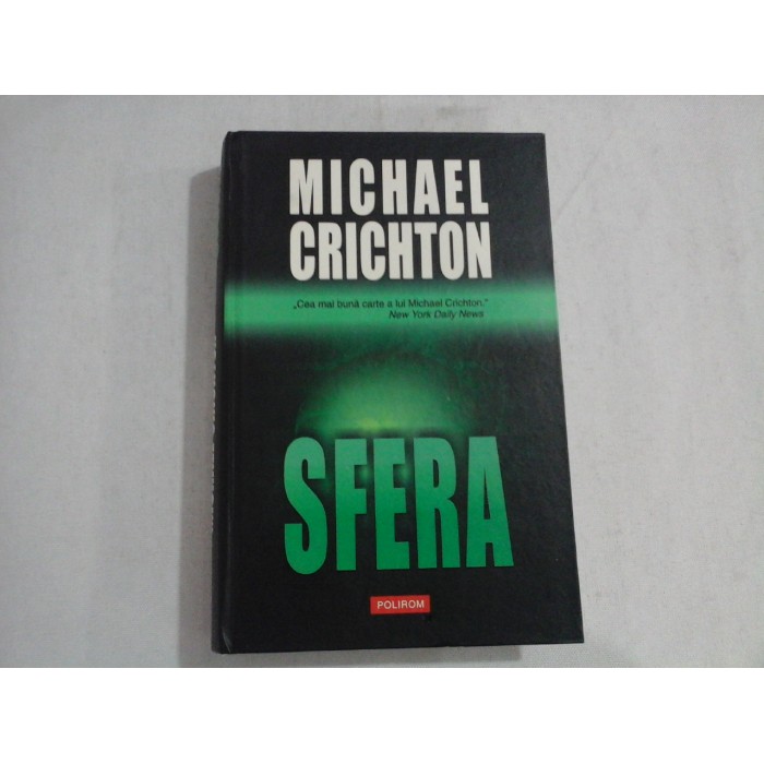   SFERA  (roman)  -  Micheel  CRICHTON    